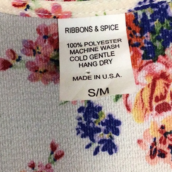 LOVELY RIBBONS & SPICE FLORAL KIMONA SM - Picture 7 of 9